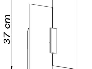 miniaturka Nowoczesny Kinkiet Geometryczny VIVIDUS