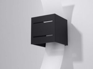 miniaturka Stylowy Kinkiet z Grubym Szkłem LUCERO