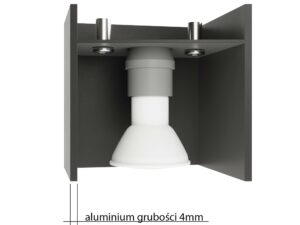 miniaturka Stylowy Kinkiet z Grubym Szkłem LUCERO