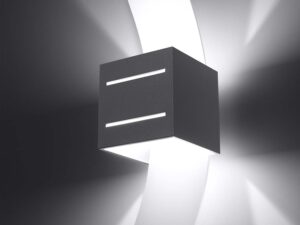 miniaturka Stylowy Kinkiet z Grubym Szkłem LUCERO