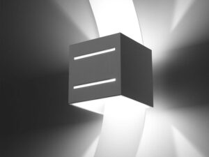 miniaturka Stylowy Kinkiet z Grubym Szkłem LUCERO