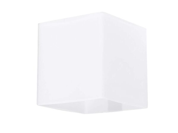 Designerski kinkiet w kształcie kostki z rozproszonym światłem