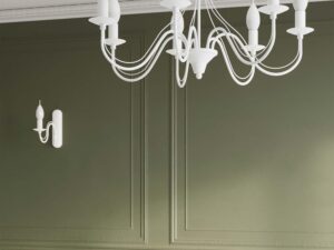 miniaturka Klasyczny Kinkiet Stylizowany na Kandelabr MELUSINA