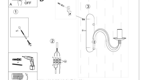 miniaturka Klasyczny Kinkiet Stylizowany na Kandelabr MELUSINA