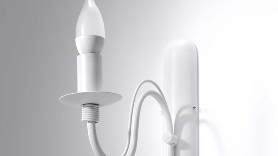 miniaturka Klasyczny Kinkiet Stylizowany na Kandelabr MELUSINA