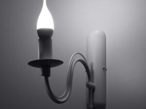 miniaturka Klasyczny Kinkiet Stylizowany na Kandelabr MELUSINA