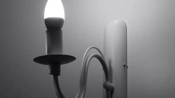 miniaturka Klasyczny Kinkiet Stylizowany na Kandelabr MELUSINA