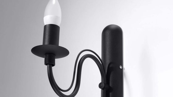 miniaturka Klasyczny Kinkiet Stylizowany na Kandelabr MELUSINA