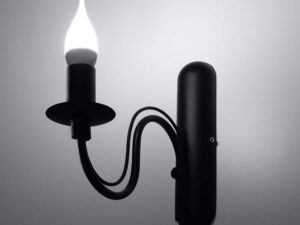 miniaturka Klasyczny Kinkiet Stylizowany na Kandelabr MELUSINA