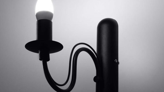 miniaturka Klasyczny Kinkiet Stylizowany na Kandelabr MELUSINA