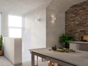 miniaturka Kinkiet Ceramiczny z Liniami Kwadratowy LUDUS LINE