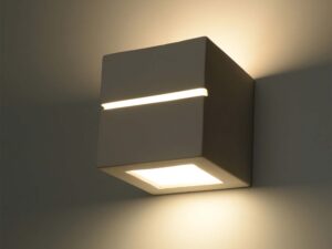 miniaturka Kinkiet Ceramiczny z Liniami Kwadratowy LUDUS LINE