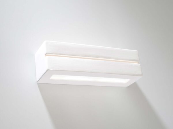 Plafon LED w kolorze białym z mlecznym kloszem – światło neutralne