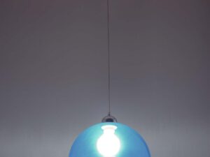 miniaturka Stalowo-Szkło Wisząca Lampa OLUDUS Biała