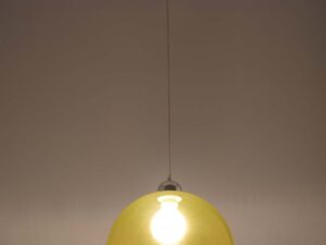 miniaturka Stalowo-Szkło Wisząca Lampa OLUDUS Biała