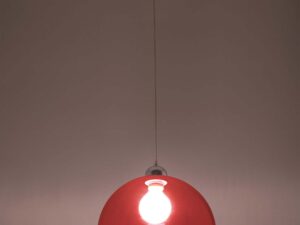 miniaturka Stalowo-Szkło Wisząca Lampa OLUDUS Biała