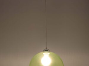 miniaturka Stalowo-Szkło Wisząca Lampa OLUDUS Biała