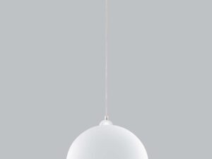 miniaturka Stalowo-Szkło Wisząca Lampa OLUDUS Biała