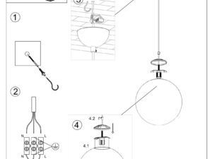 miniaturka UGO 20: Nowoczesne Oświetlenie z Mlecznym Szkłem