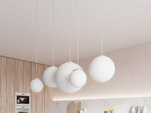 miniaturka UGO 20: Nowoczesne Oświetlenie z Mlecznym Szkłem