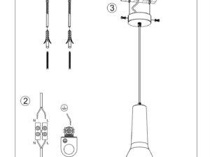 miniaturka Szara Lampa Sufitowa RADIAN Beton Styl Nowoczesny