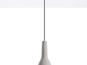 miniaturka Szara Lampa Sufitowa RADIAN Beton Styl Nowoczesny