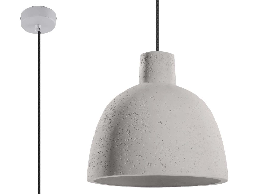 Lampa IMOLA Szara Betonowa Styl Vintage