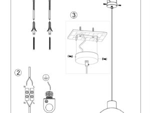 miniaturka Lampa IMOLA Szara Betonowa Styl Vintage