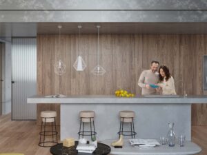 miniaturka Lampa Wisząca GELIDA Stal Biała Design Minimalistyczny