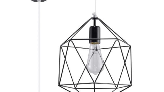 miniaturka Lampa Wisząca GELIDA Stal Biała Design Minimalistyczny