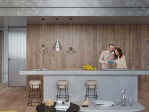 miniaturka Lampa Wisząca GELIDA Stal Biała Design Minimalistyczny