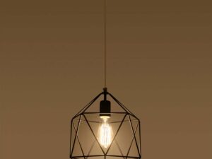 miniaturka Lampa Wisząca GELIDA Stal Biała Design Minimalistyczny