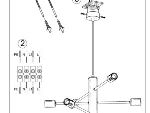 miniaturka Nowoczesny i Elegancki Żyrandol MERCURADIX 6