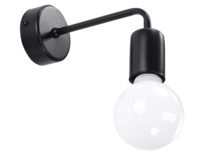 Kinkiet Industrialny Czarny MERCURADIX