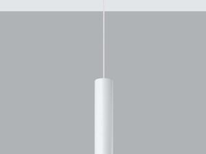 miniaturka Lampa Wisząca LUMEN 1 Stal Biała Styl Industrialny