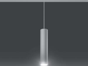 miniaturka Lampa Wisząca LUMEN 1 Stal Biała Styl Industrialny