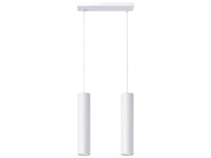 Lampa Wisząca LUMEN 2 Biała Styl Modernistyczny