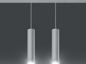 miniaturka Lampa Wisząca LUMEN 2 Biała Styl Modernistyczny