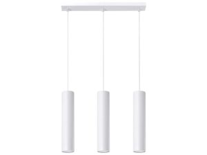 Surowa Stalowa Lampa LUMEN 3L Biały