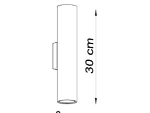 miniaturka Stalowy Kinkiet Industrialny 2 Żarówki LUMEN