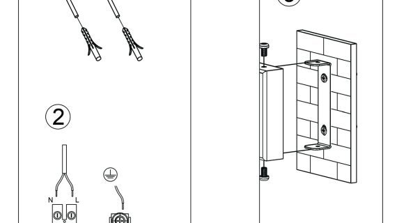 Stalowy Kinkiet Industrialny 2 Żarówki LUMEN - obrazek 15