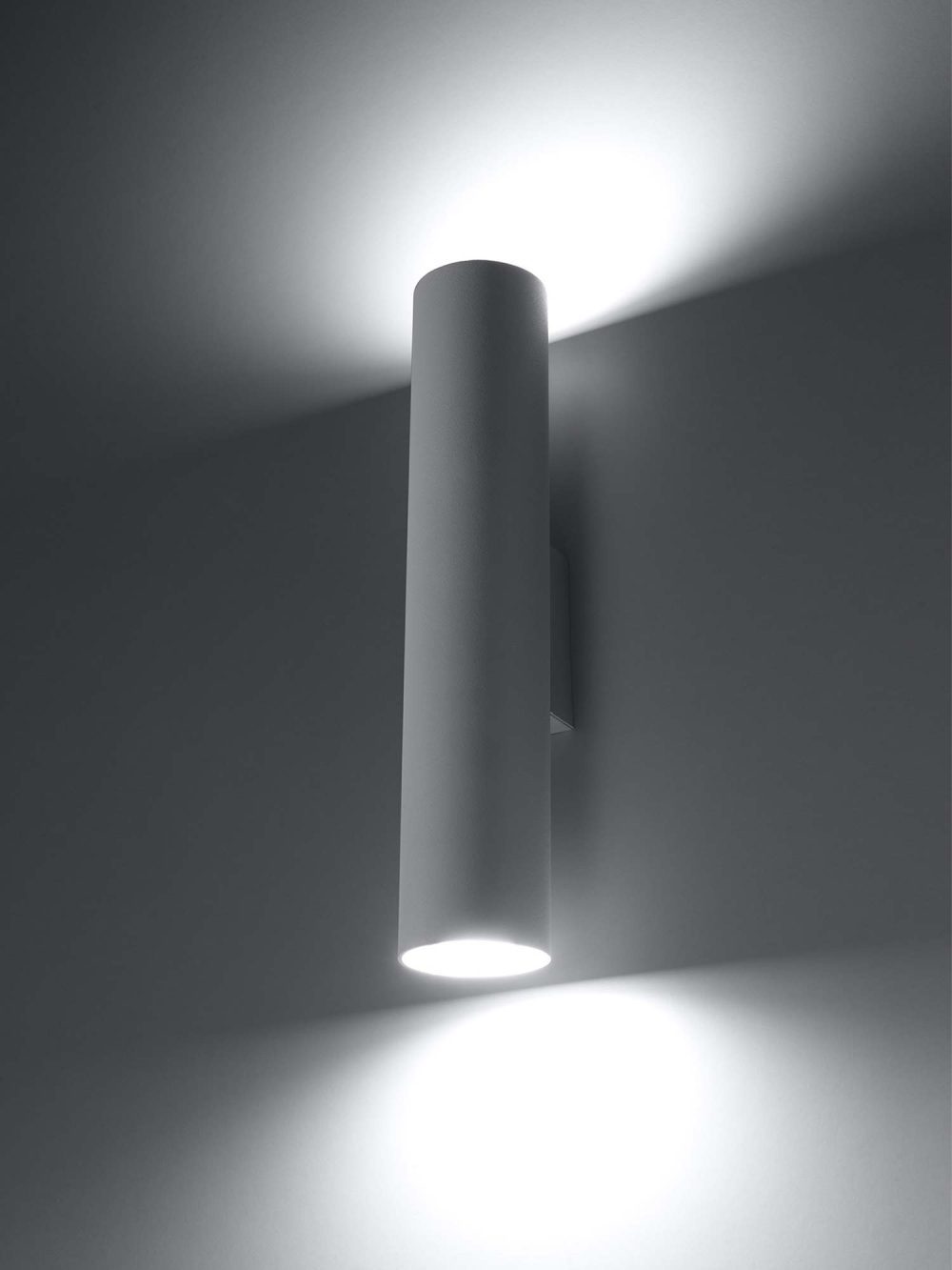 Stalowy Kinkiet Industrialny 2 Żarówki LUMEN - obrazek 4