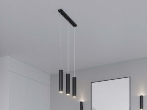 miniaturka Lampa Wisząca LUMEN 1 Stal Biała Styl Industrialny