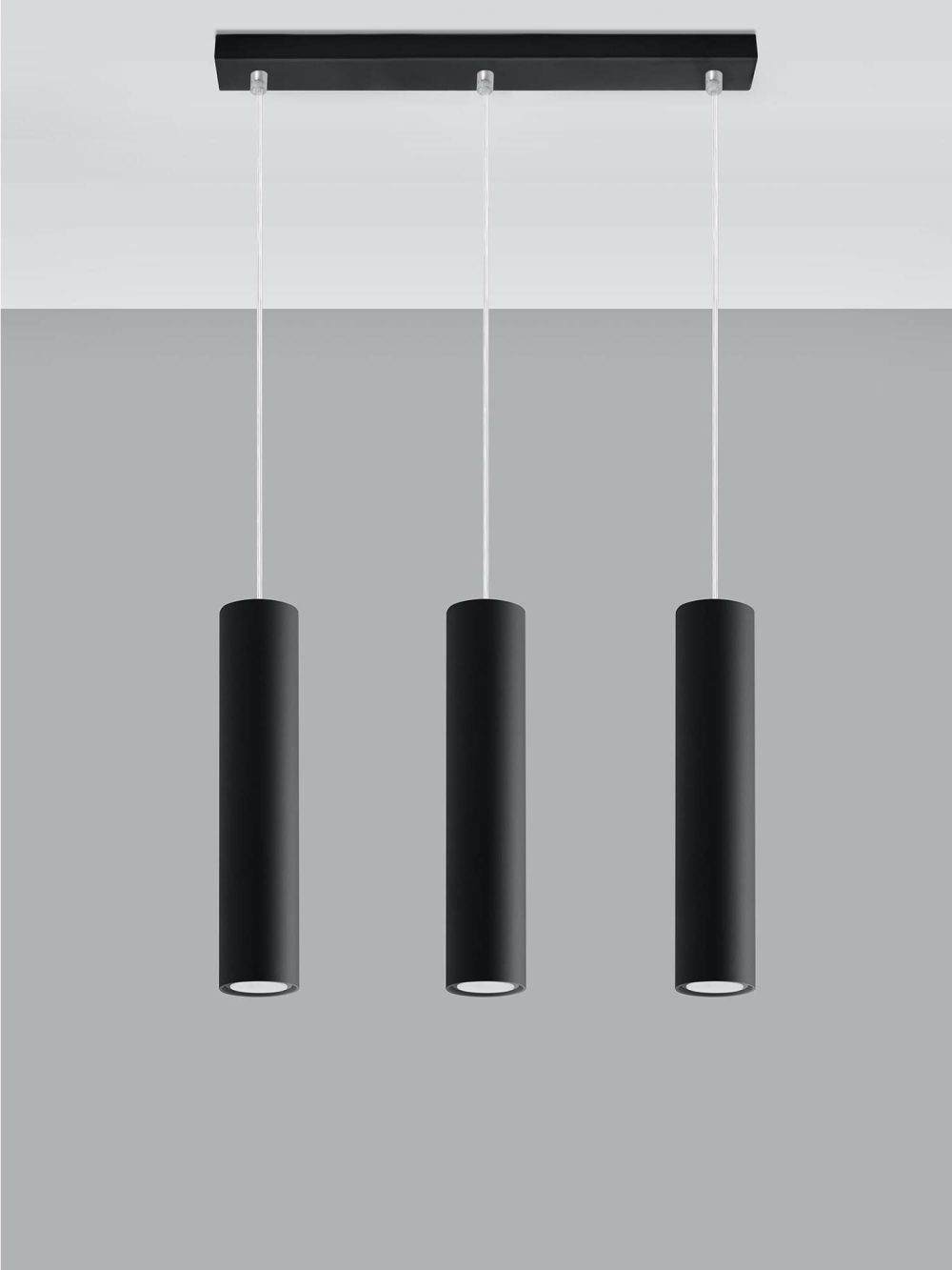 Surowa Stalowa Lampa LUMEN 3L Biały - obrazek 9