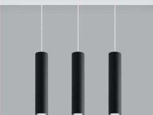 miniaturka Surowa Stalowa Lampa LUMEN 3L Biały