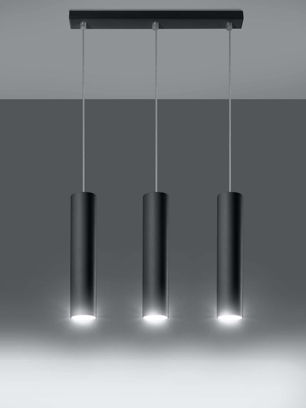 Surowa Stalowa Lampa LUMEN 3L Biały - obrazek 10