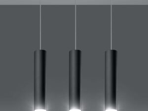 miniaturka Surowa Stalowa Lampa LUMEN 3L Biały