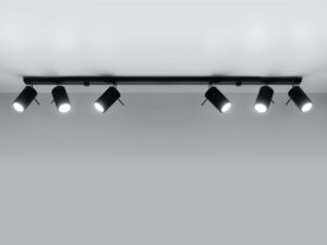 miniaturka Industrialny styl Plafon RING 6L