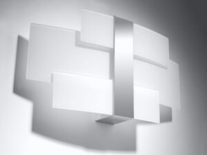 miniaturka Elegancki Kinkiet Uniwersalny Stalowo-Szklany BELVEDERE