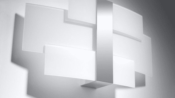 miniaturka Elegancki Kinkiet Uniwersalny Stalowo-Szklany BELVEDERE